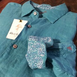 Linen Robert Graham Button Down Shirt